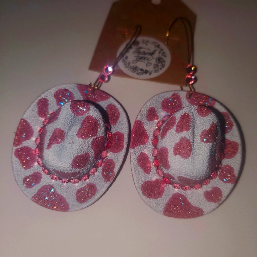 Cowboy hat Earrings